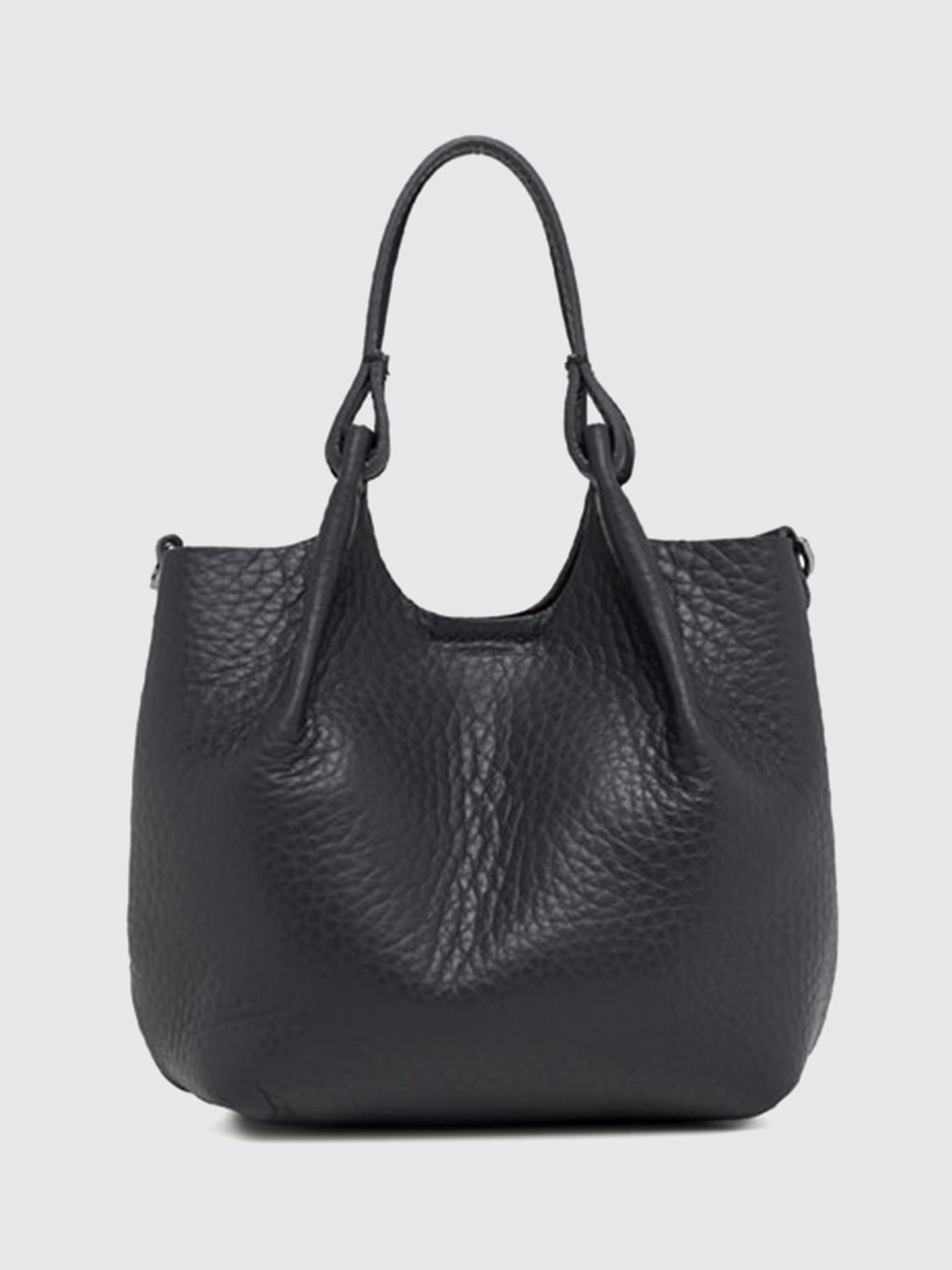 GIANNI CHIARINI BORSA MINI: Borsa Mini Dua Gianni Chiarini in pelle martellata , Nero - Img 2