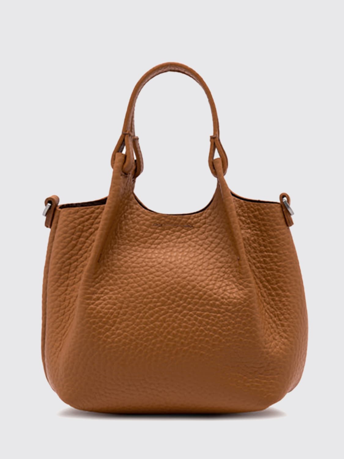 GIANNI CHIARINI BORSA MINI: Borsa Mini Dua Gianni Chiarini in pelle martellata , Cuoio - Img 2