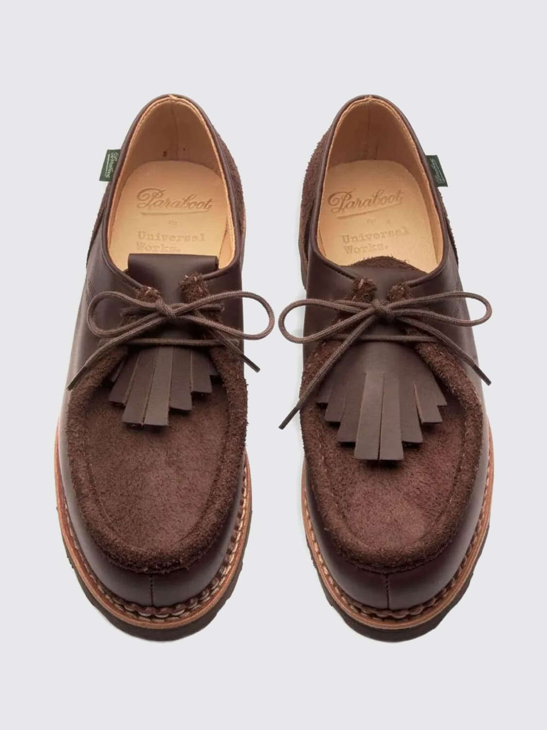 PARABOOT BROGUE SHOES: Shoes men Paraboot, Coffee - Img 3