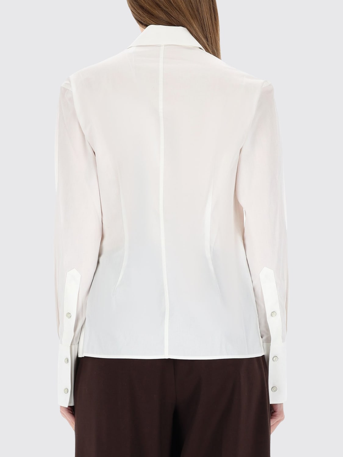 HELMUT LANG HEMDBLUSE: Hemdbluse damen Helmut Lang, Weiß - Img 3