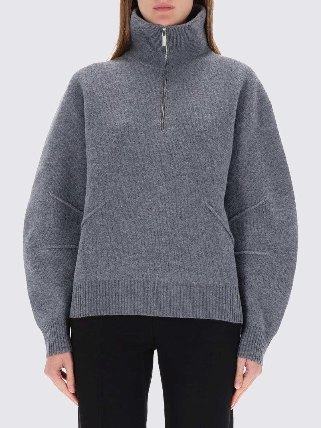 HELMUT LANG PULLOVER: Pullover damen Helmut Lang, Grau - Img 1