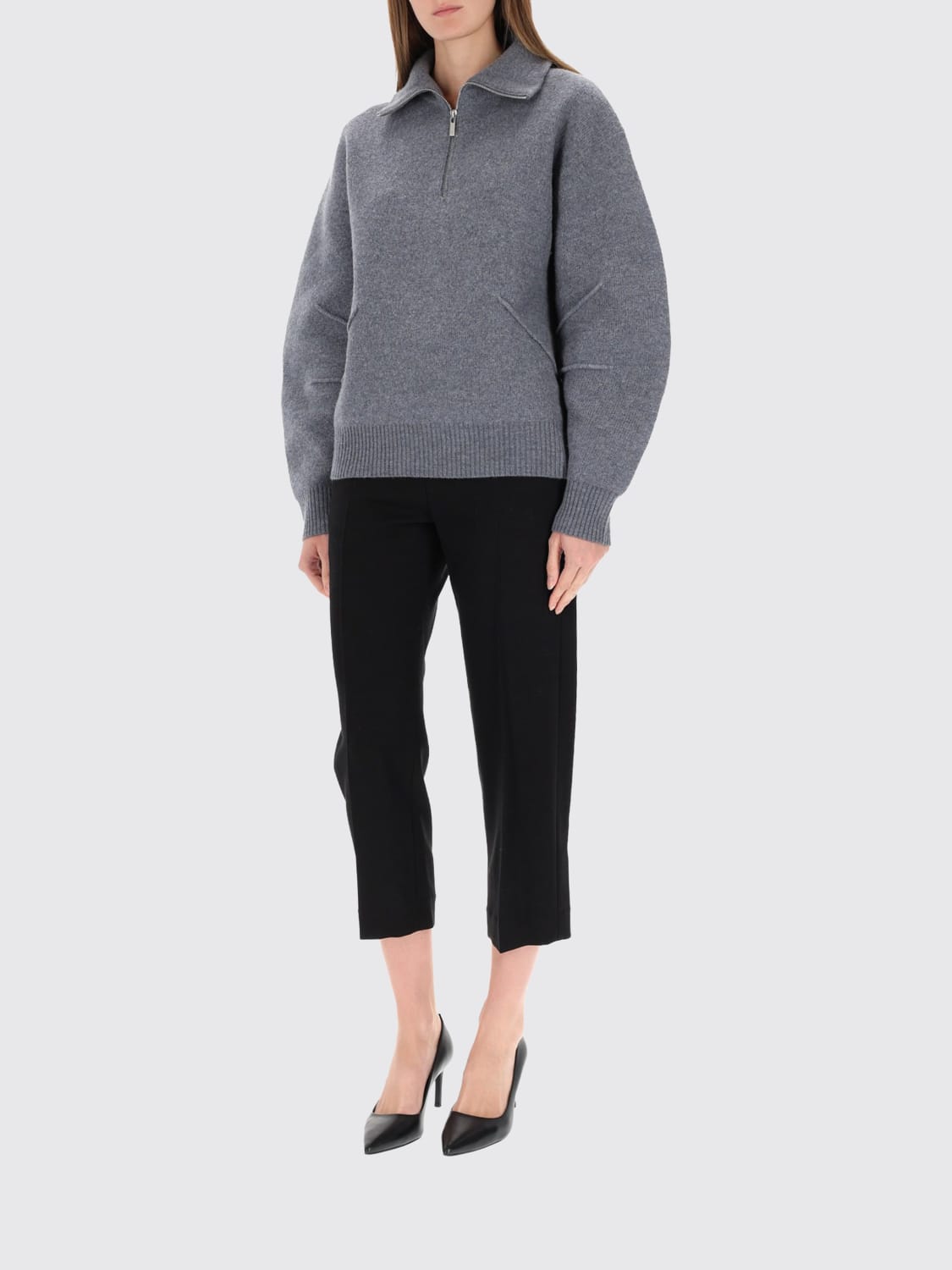 HELMUT LANG PULLOVER: Pullover damen Helmut Lang, Grau - Img 2