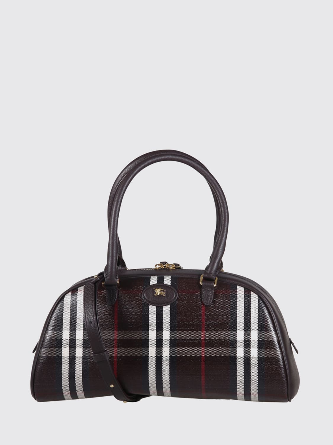 BURBERRY HANDBAG: Crossbody bag woman Burberry, Brown - Img 1