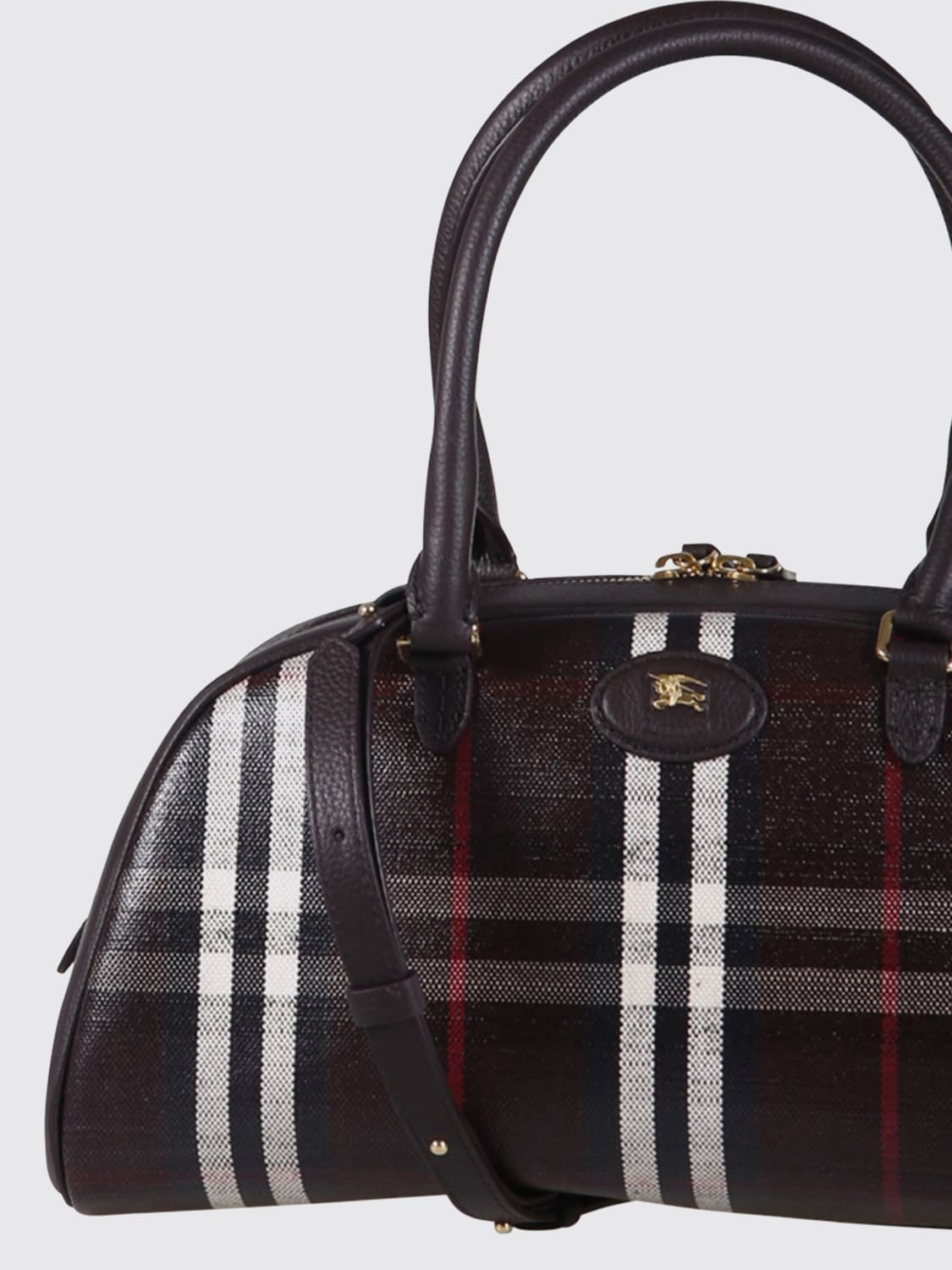 BURBERRY HANDBAG: Crossbody bag woman Burberry, Brown - Img 3