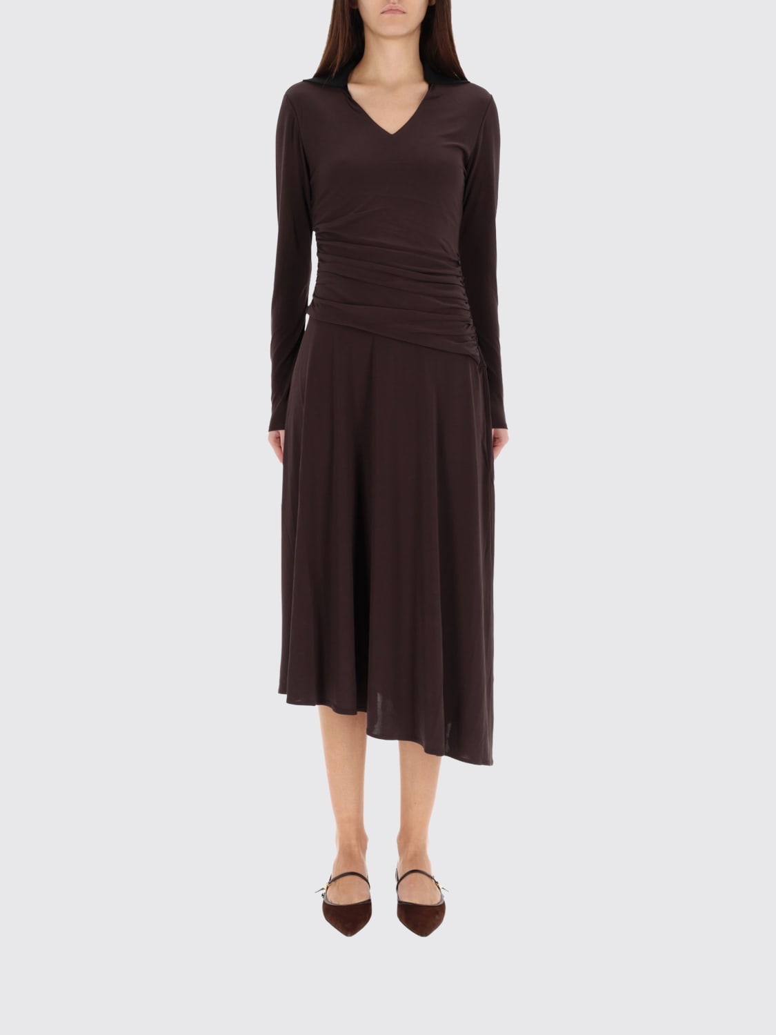 TORY BURCH ROBE: Robe femme Tory Burch, Marron - Img 1