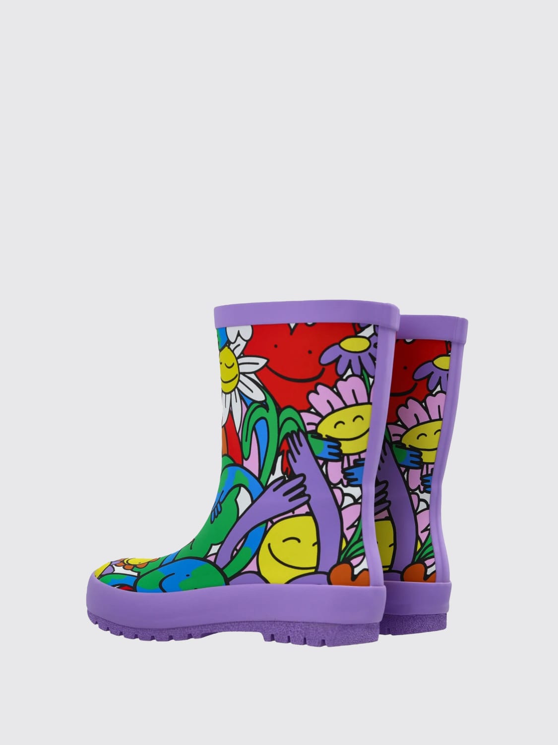 STELLA MCCARTNEY CHAUSSURES: Baskets enfant Stella McCartney, Multicolore - Img 3