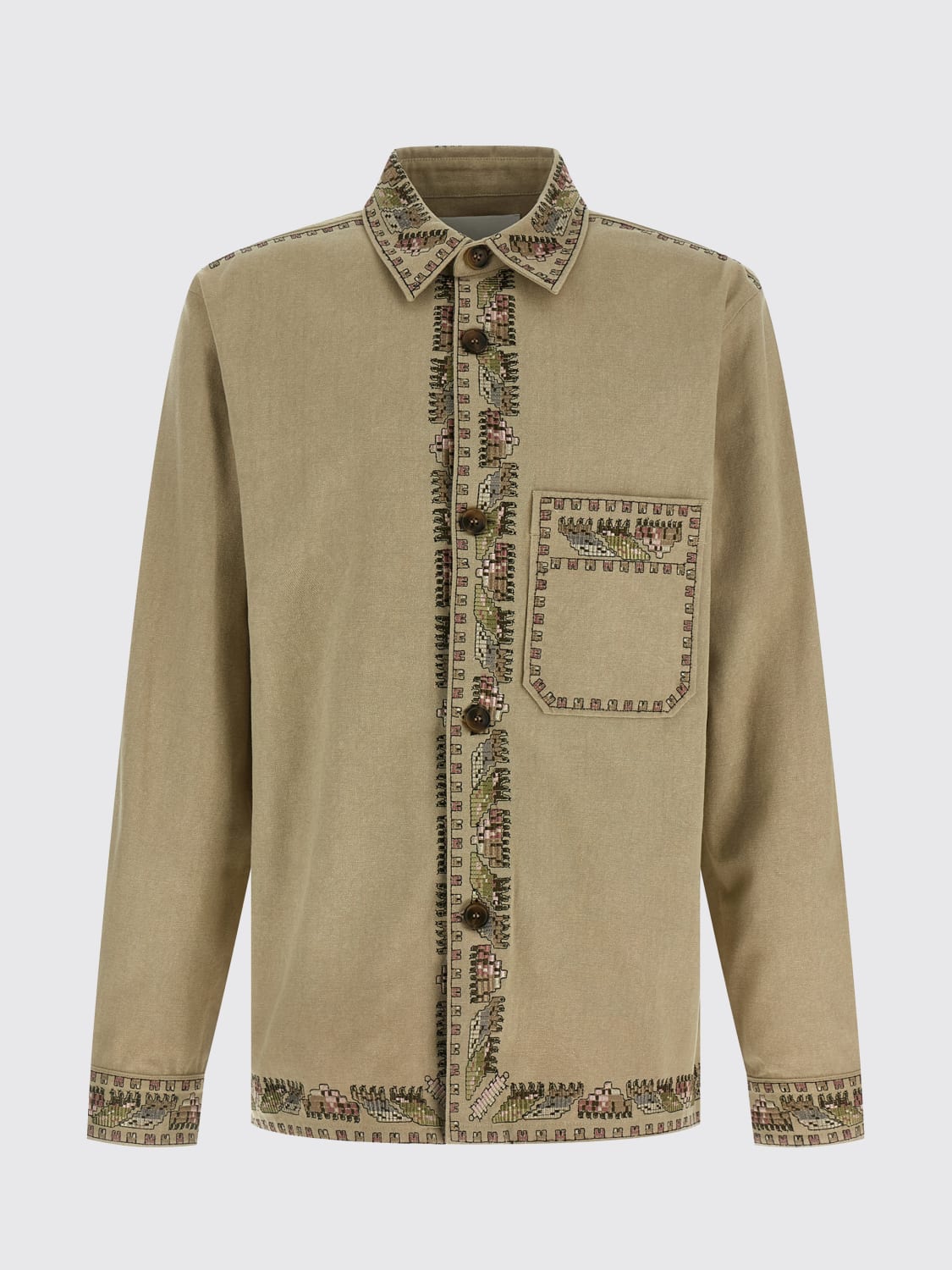 ISABEL MARANT SHIRT: Jacket men Isabel Marant, Beige - Img 1