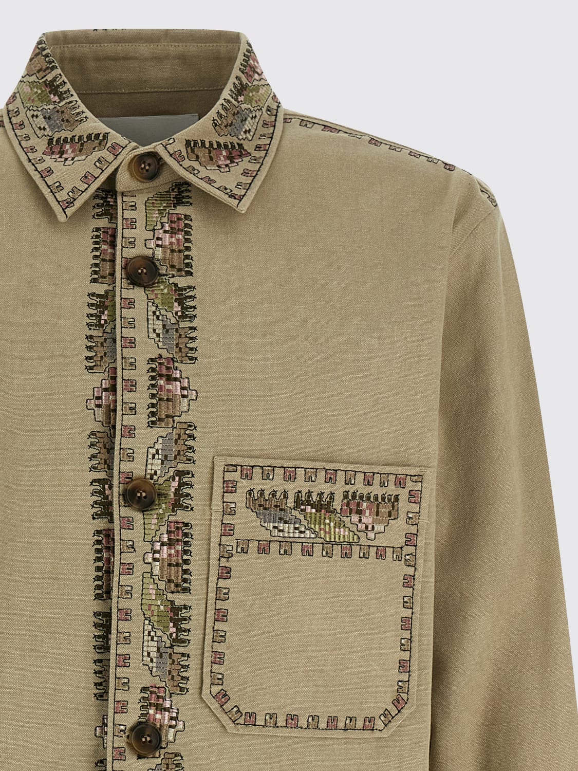 ISABEL MARANT SHIRT: Jacket men Isabel Marant, Beige - Img 3