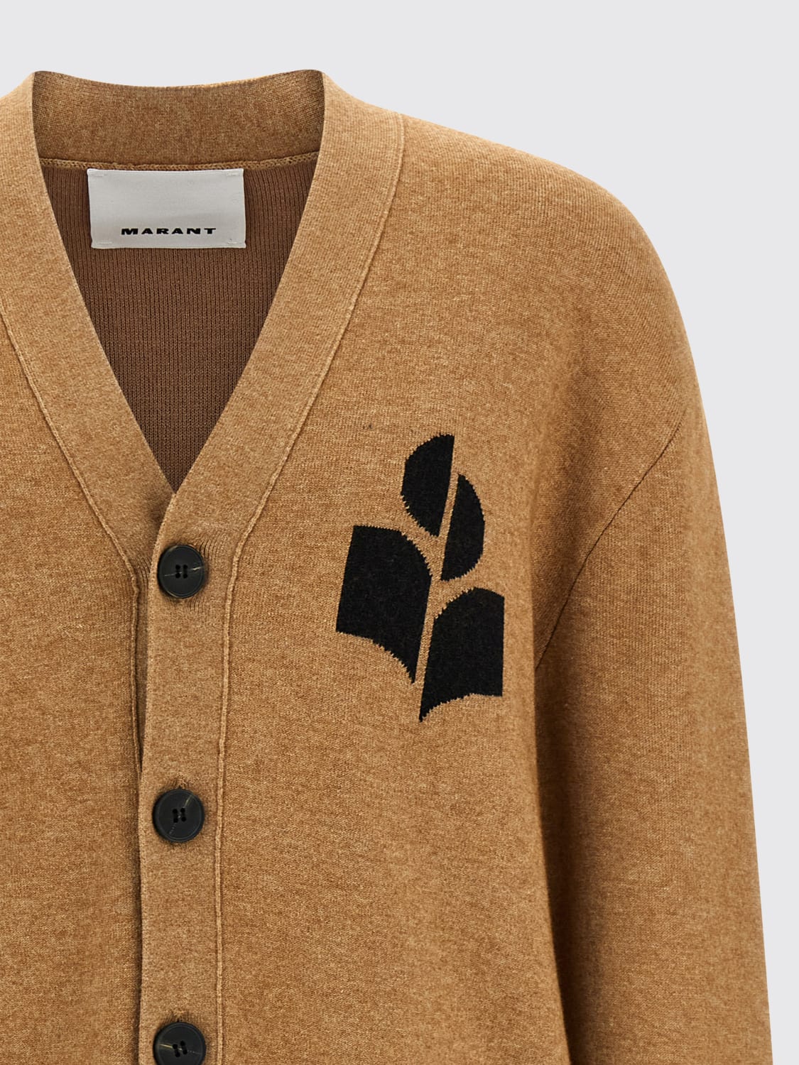 ISABEL MARANT SWEATER: Cardigan men Isabel Marant, Beige - Img 3