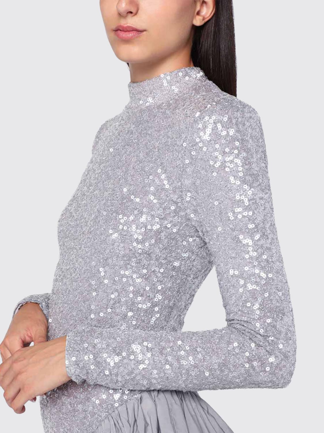 ROTATE DRESS: Dress woman Rotate, Grey - Img 4