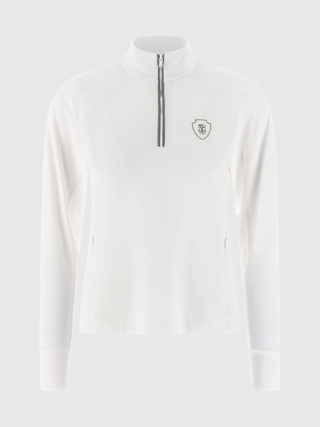 BRUNELLO CUCINELLI SWEATSHIRT: Cardigan woman Brunello Cucinelli, White - Img 2