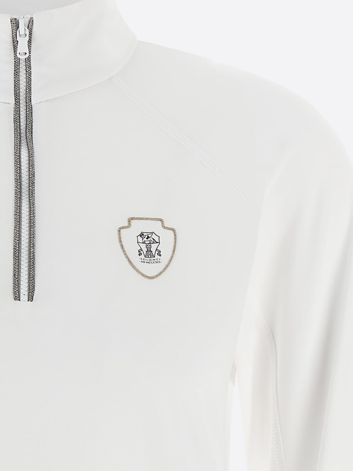 BRUNELLO CUCINELLI SWEATSHIRT: Cardigan woman Brunello Cucinelli, White - Img 4