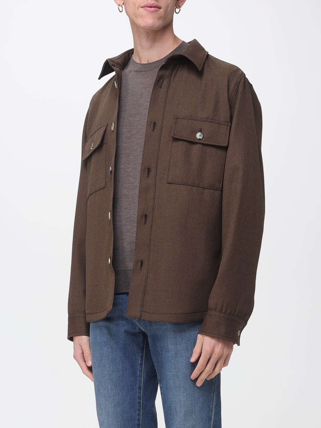 JACOB COHEN JACKET: Jacket men Jacob Cohen, Brown - Img 3