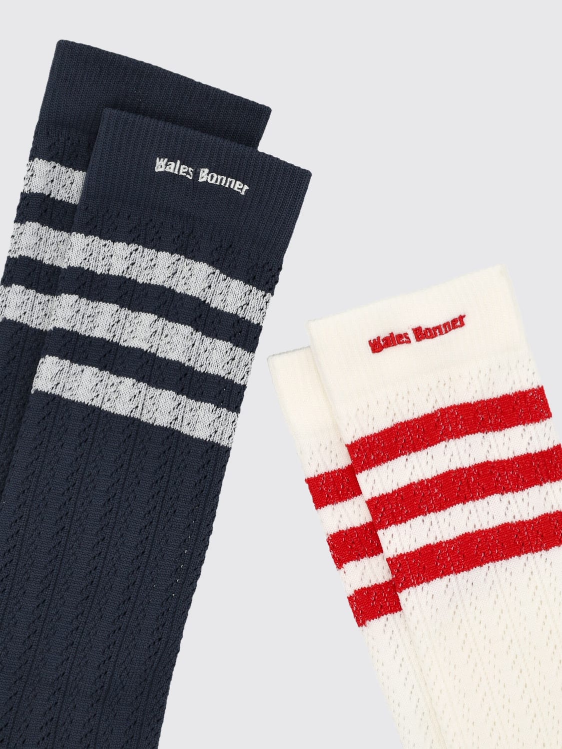ADIDAS ORIGINALS BY WALES BONNER SOCKS: Socks men Adidas Originals by Wales Bonner, White - Img 2