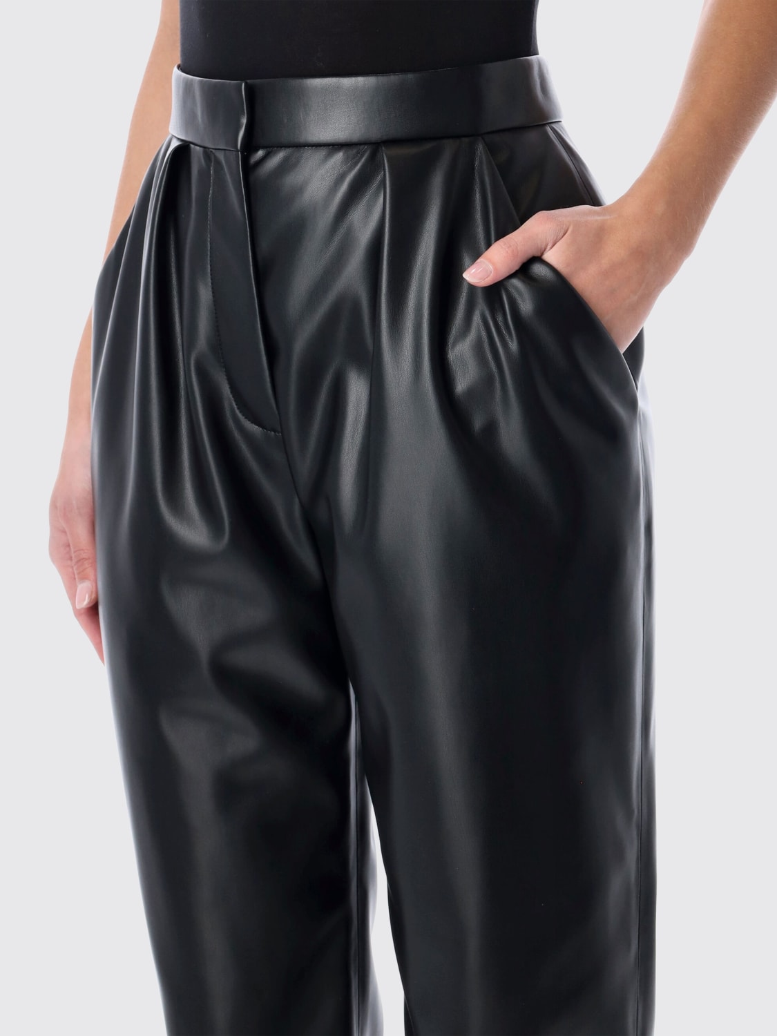 BALMAIN PANTS: Pants woman Balmain, Black - Img 3