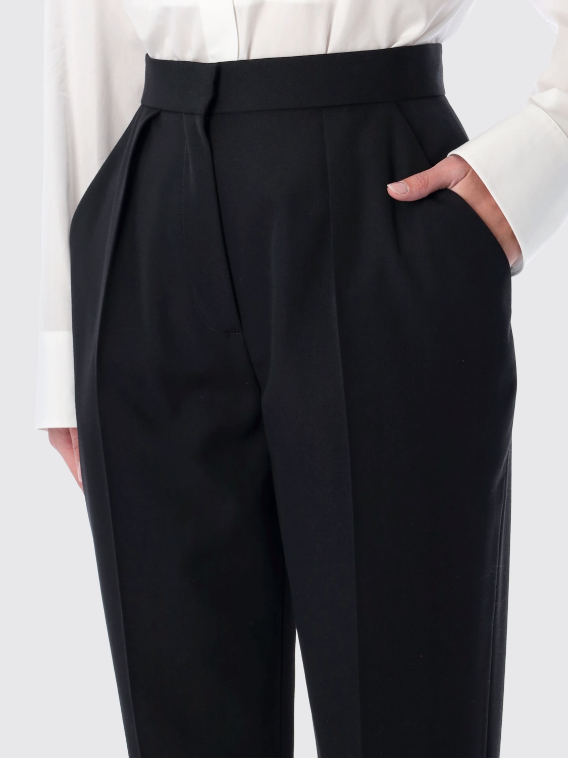 BALMAIN PANTALONES: Pantalones mujer Balmain, Negro - Img 3