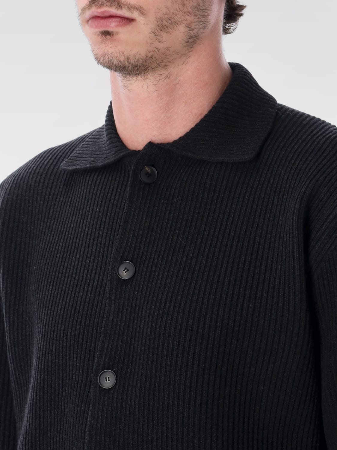 AURALEE SWEATER: Sweater men Auralee, Black - Img 3