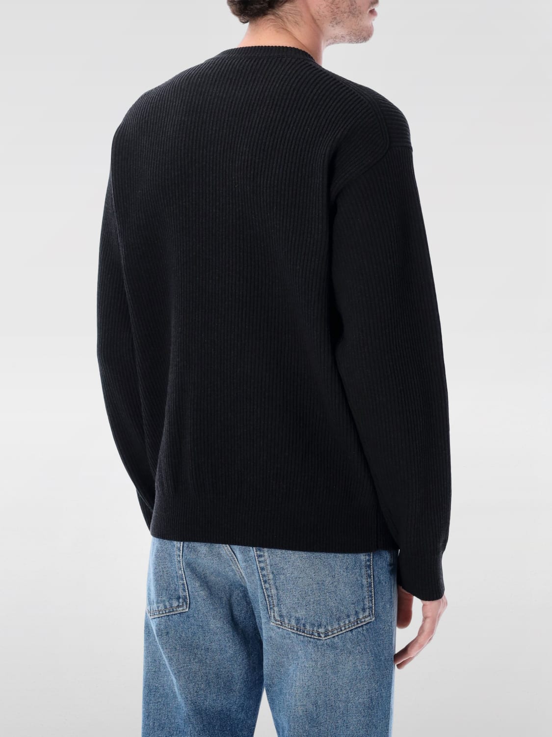 AURALEE SWEATER: Sweater men Auralee, Black - Img 2