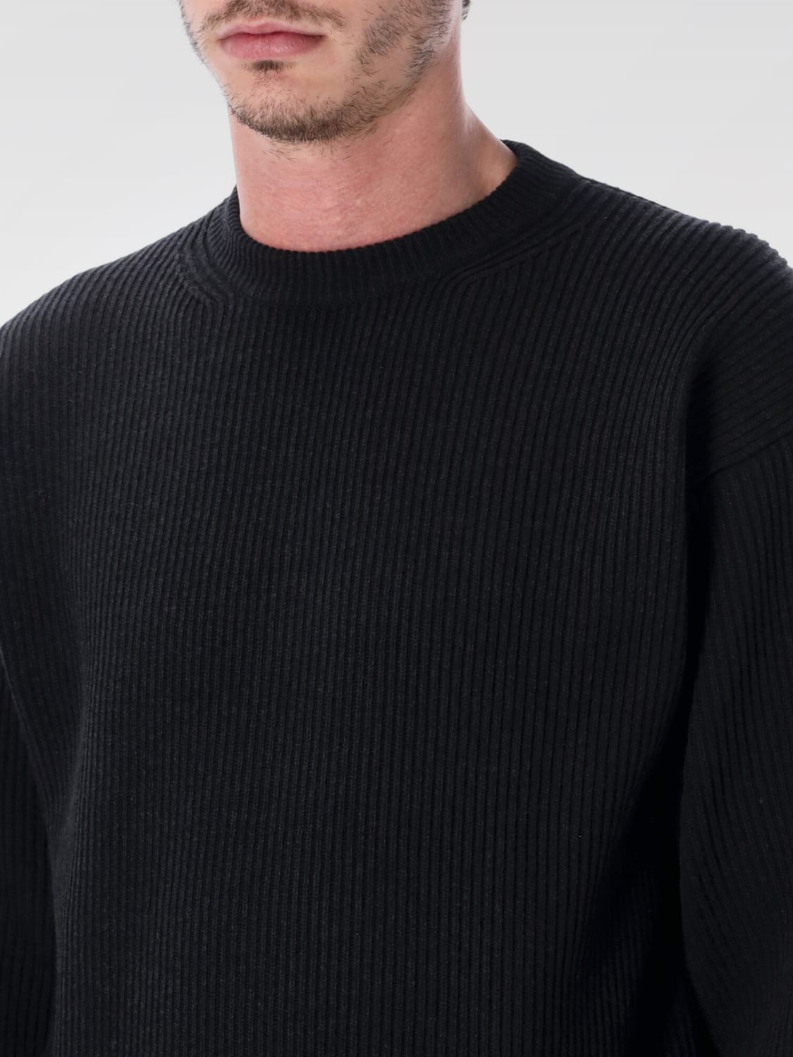 AURALEE SWEATER: Sweater men Auralee, Black - Img 3
