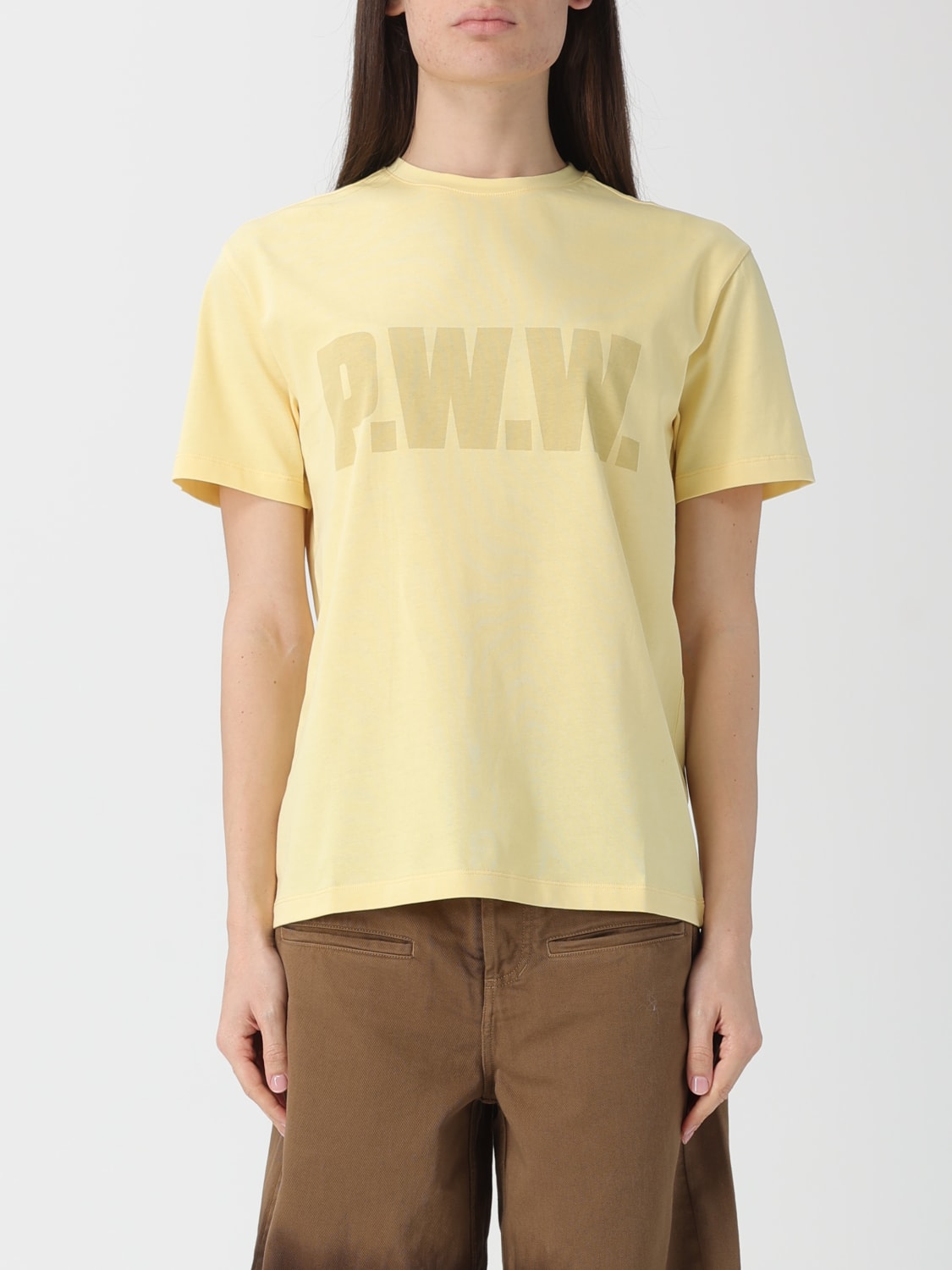 PALOMA WOOL T-SHIRT: T-shirt femme Paloma Wool, Jaune - Img 1