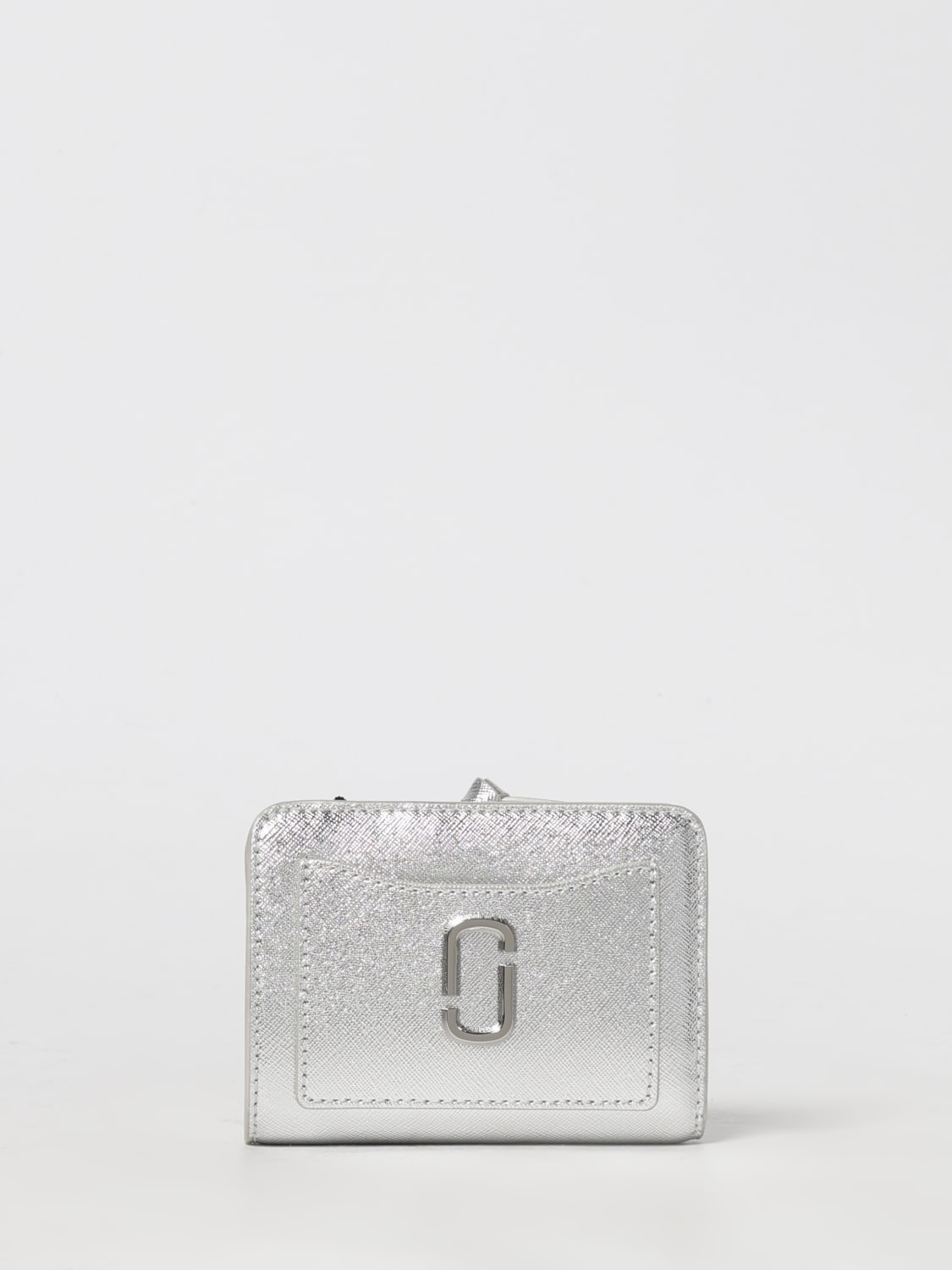 MARC JACOBS GELDBÖRSE: Geldbörse damen Marc Jacobs, Silber - Img 1