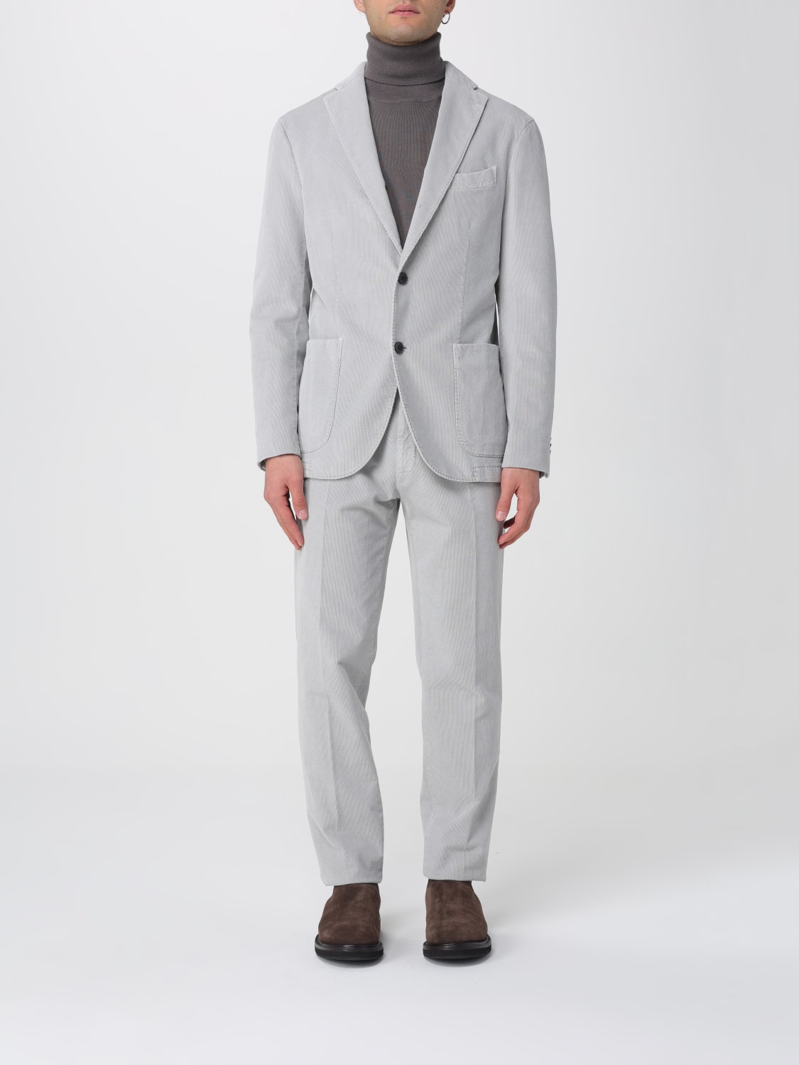 BOGLIOLI SUIT: Sweat men Boglioli, Grey - Img 1