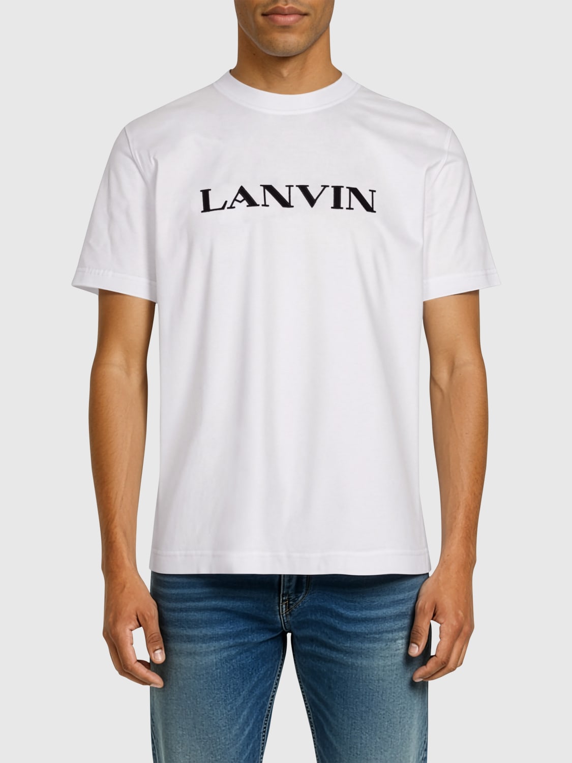 LANVIN T-SHIRT: Polo shirt men Lanvin, White - Img 1