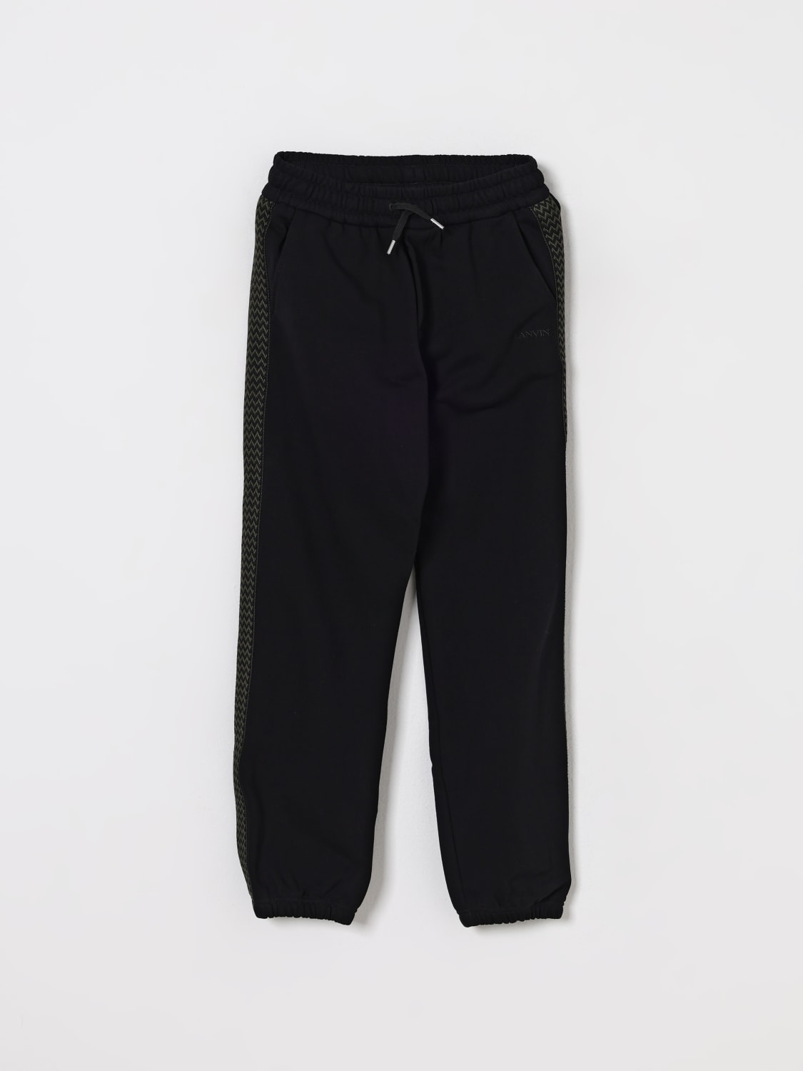 LANVIN PANTALONES: Pantalones niños Lanvin, Negro - Img 1