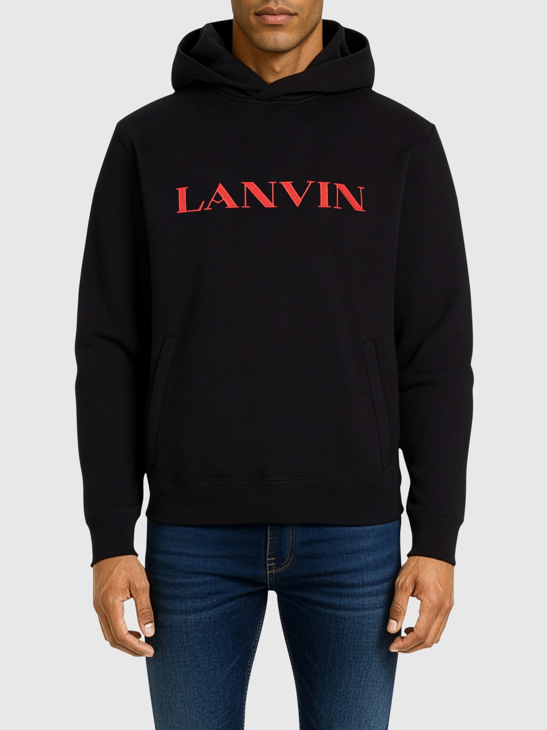 LANVIN SWEATSHIRT: Sweater men Lanvin, Black - Img 1