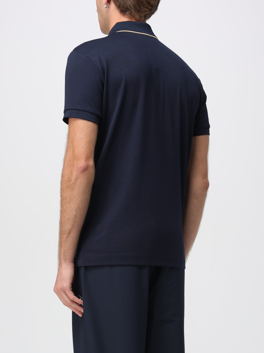 EA7 POLO SHIRT: Polo shirt men Ea7, Blue - Img 2