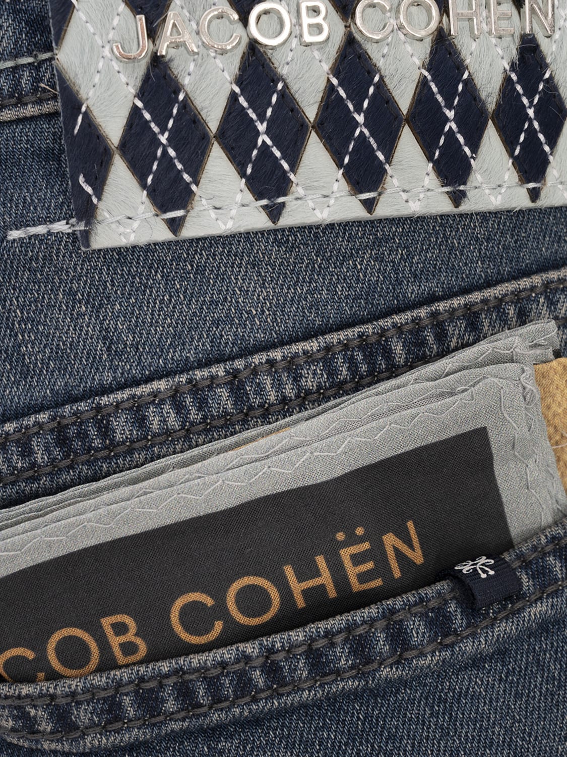 JACOB COHEN JEANS: Pants men Jacob Cohen, Blue - Img 3