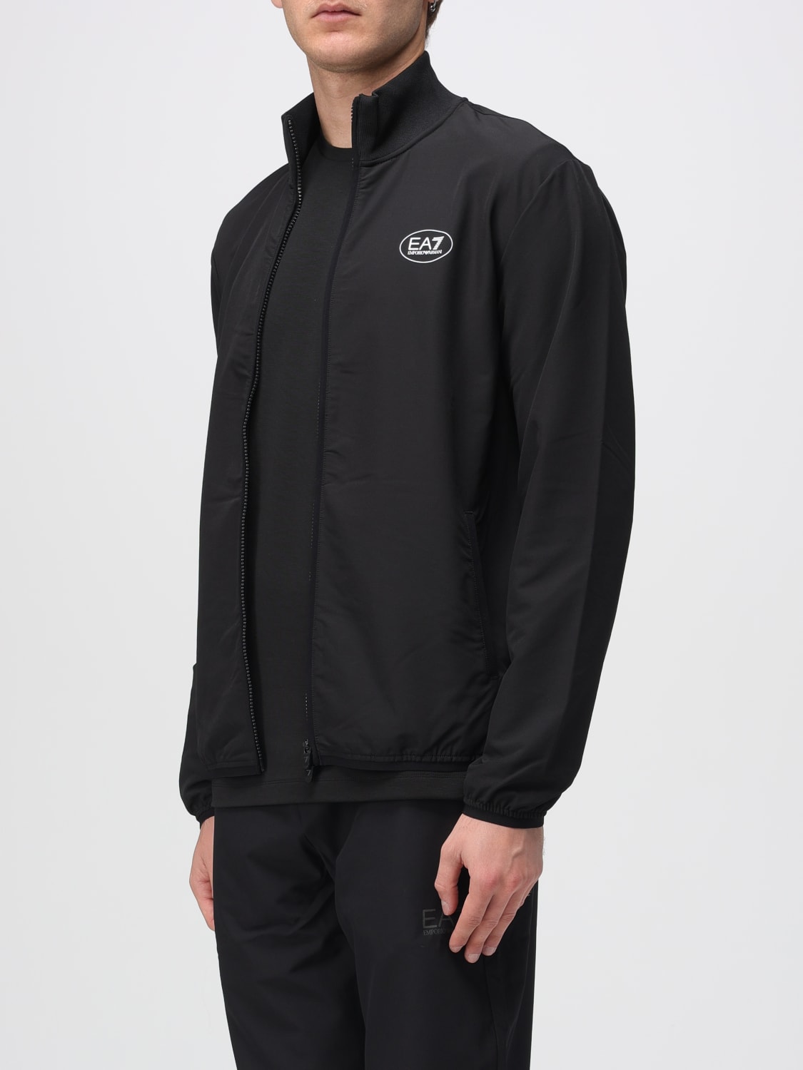 EA7 SWEATSHIRT: Pullover herren Ea7, Schwarz - Img 3