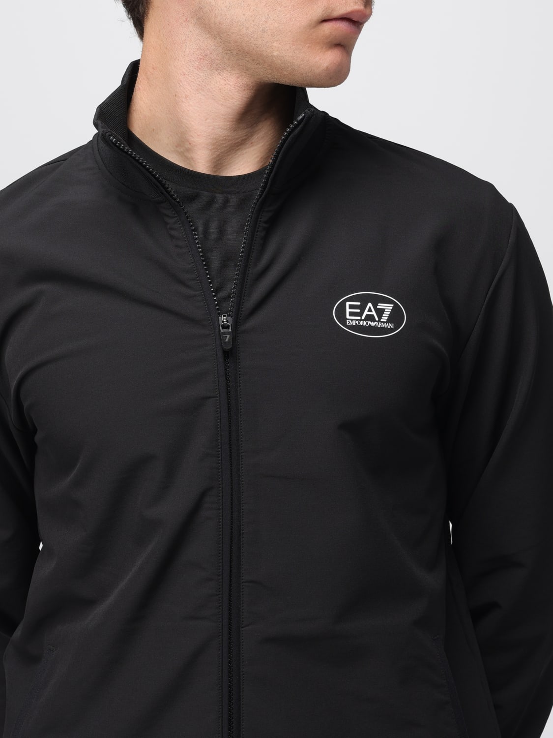 EA7 SWEATSHIRT: Pullover herren Ea7, Schwarz - Img 4