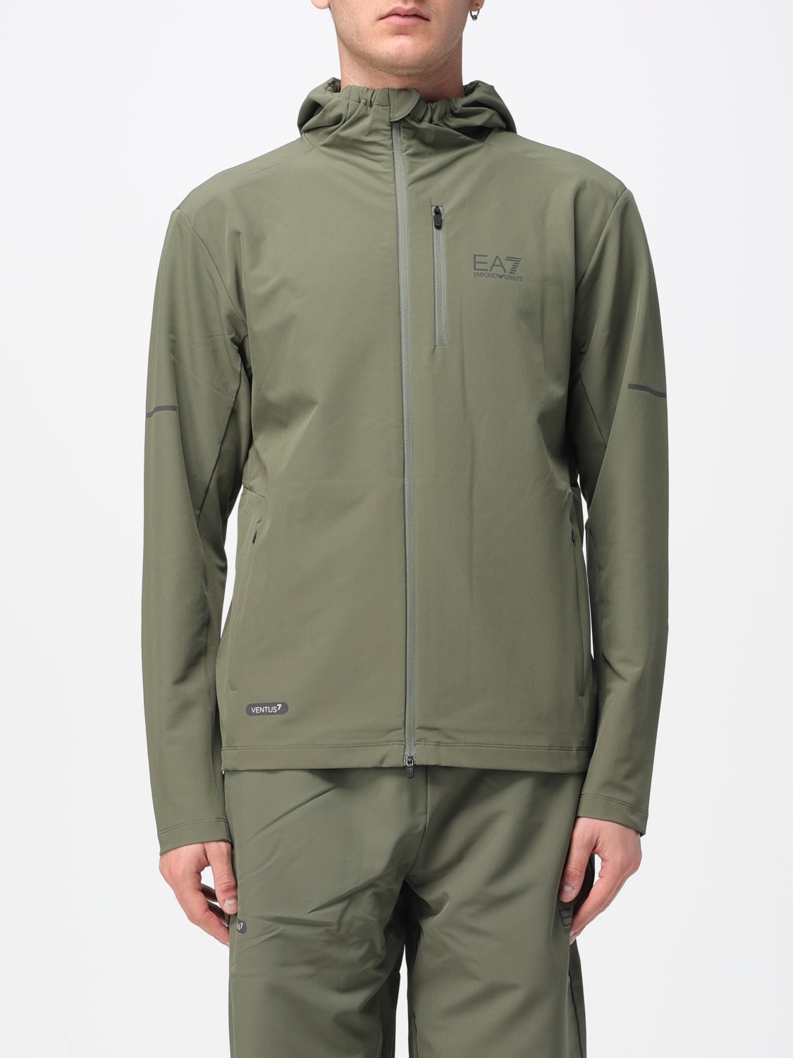 EA7 JACKET: Sweater men Ea7, Green - Img 1