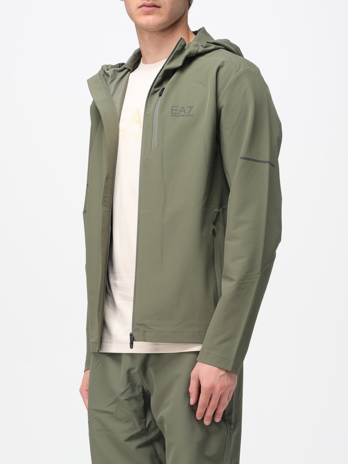 EA7 JACKET: Sweater men Ea7, Green - Img 4