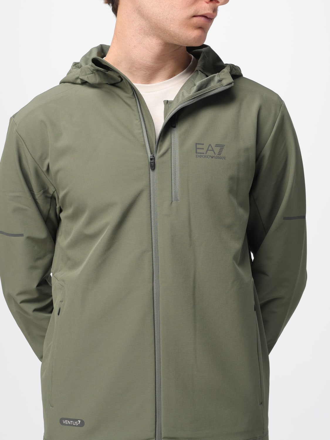 EA7 JACKET: Sweater men Ea7, Green - Img 5