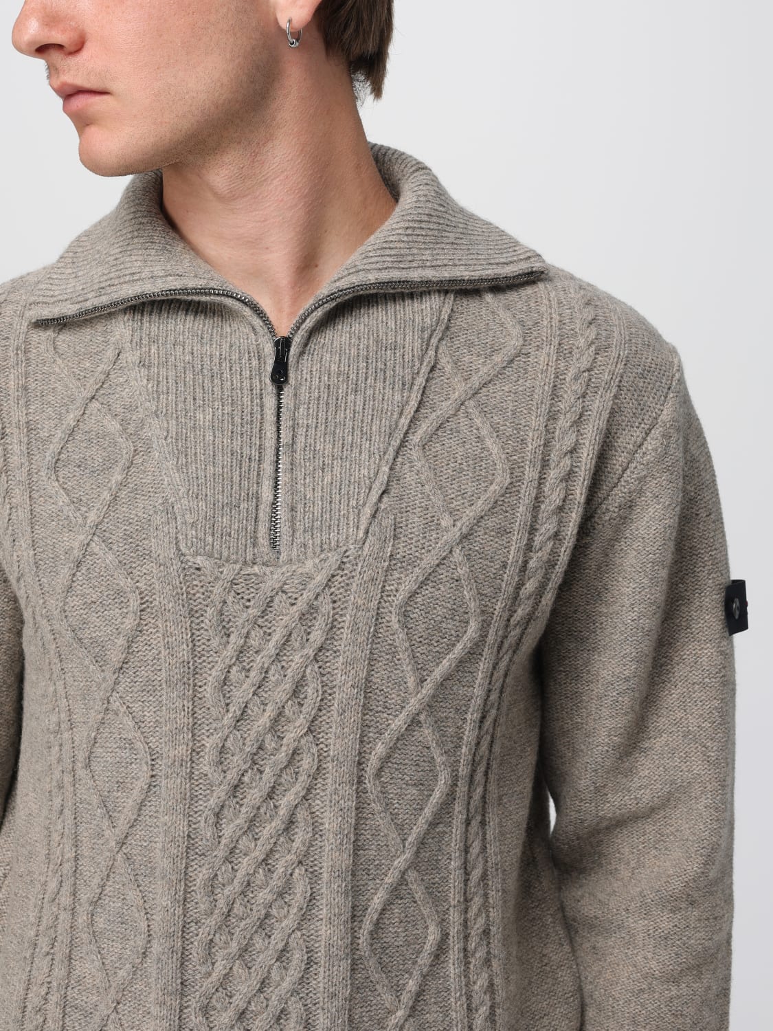 PEUTEREY PULLOVER: Pullover herren Peuterey, Beige - Img 3