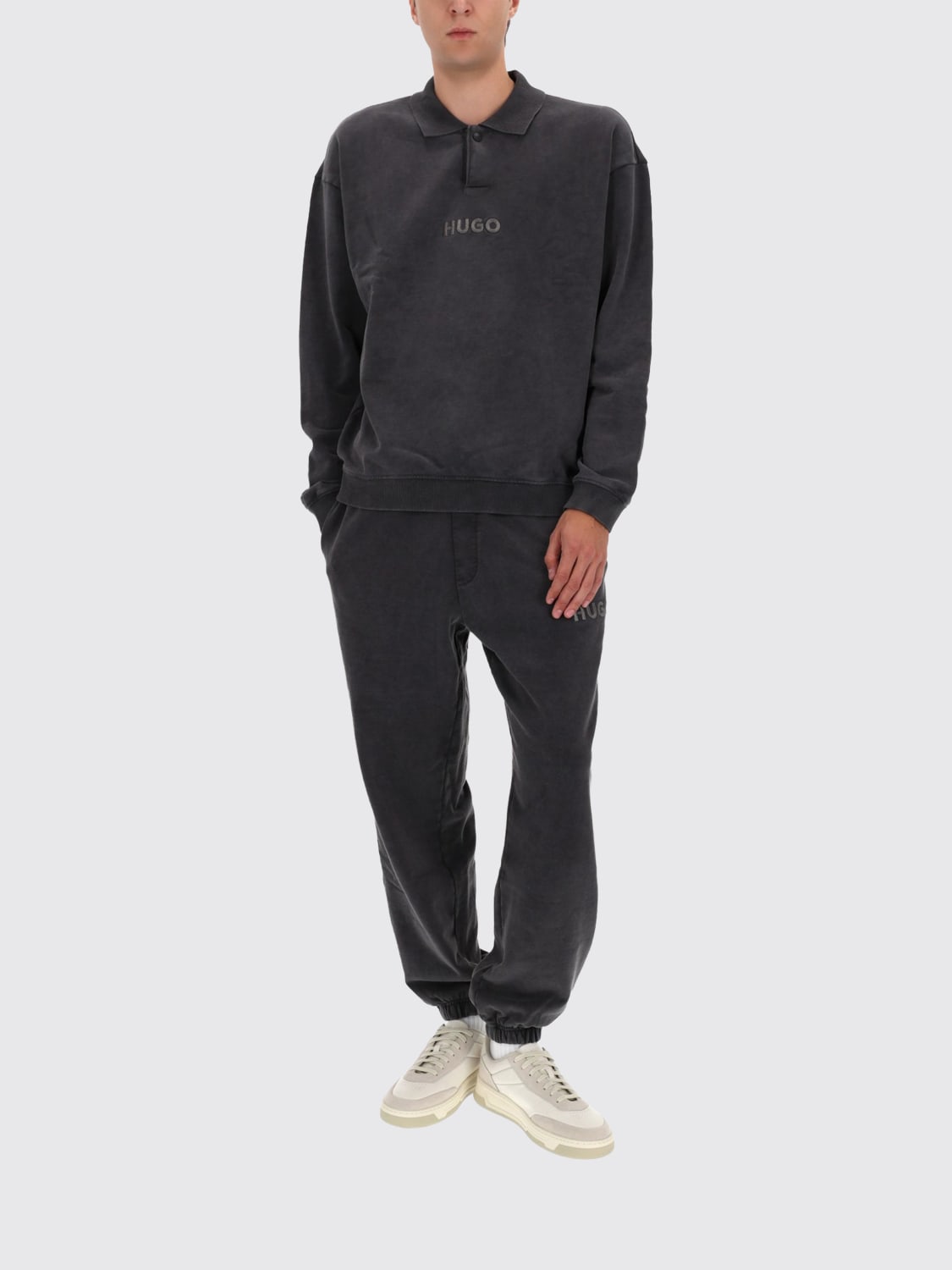 HUGO SWEATSHIRT: Sweatshirt men Hugo, Grey - Img 2