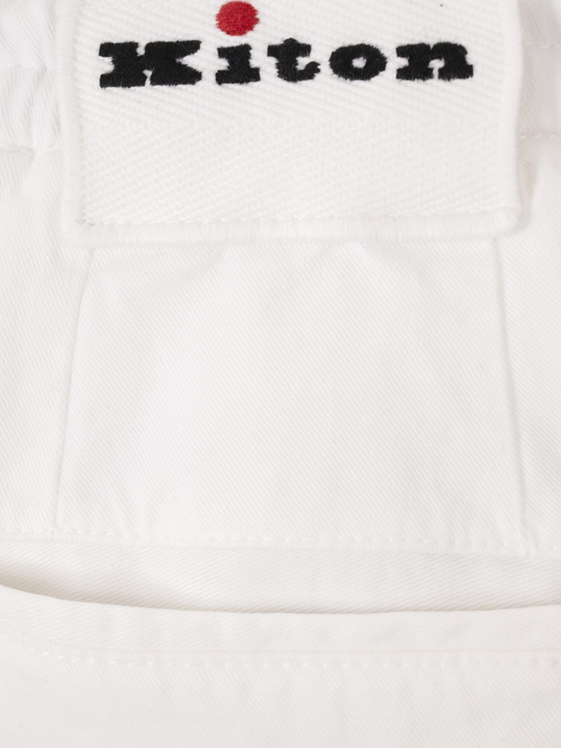 KITON PANTS: Pants men Kiton, White - Img 3