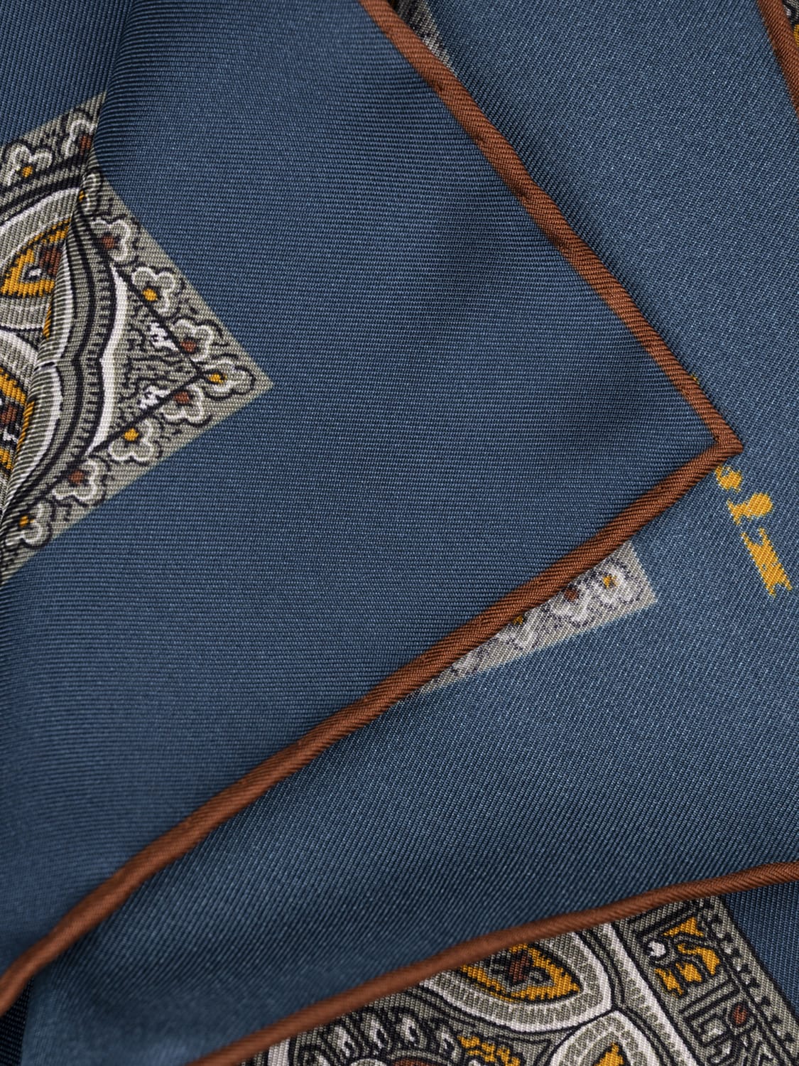 KITON EINSTECKTUCH: Tasche herren Kiton, Blau - Img 2