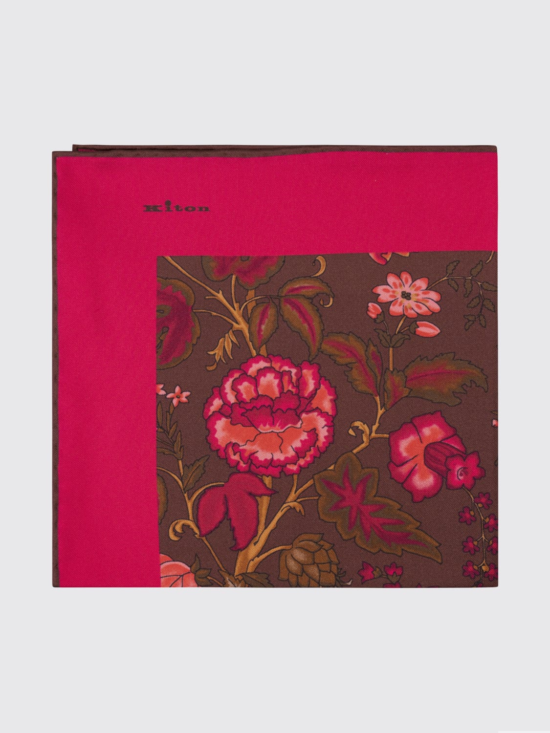 KITON POCKET SQUARE: Bag men Kiton, Pink - Img 1