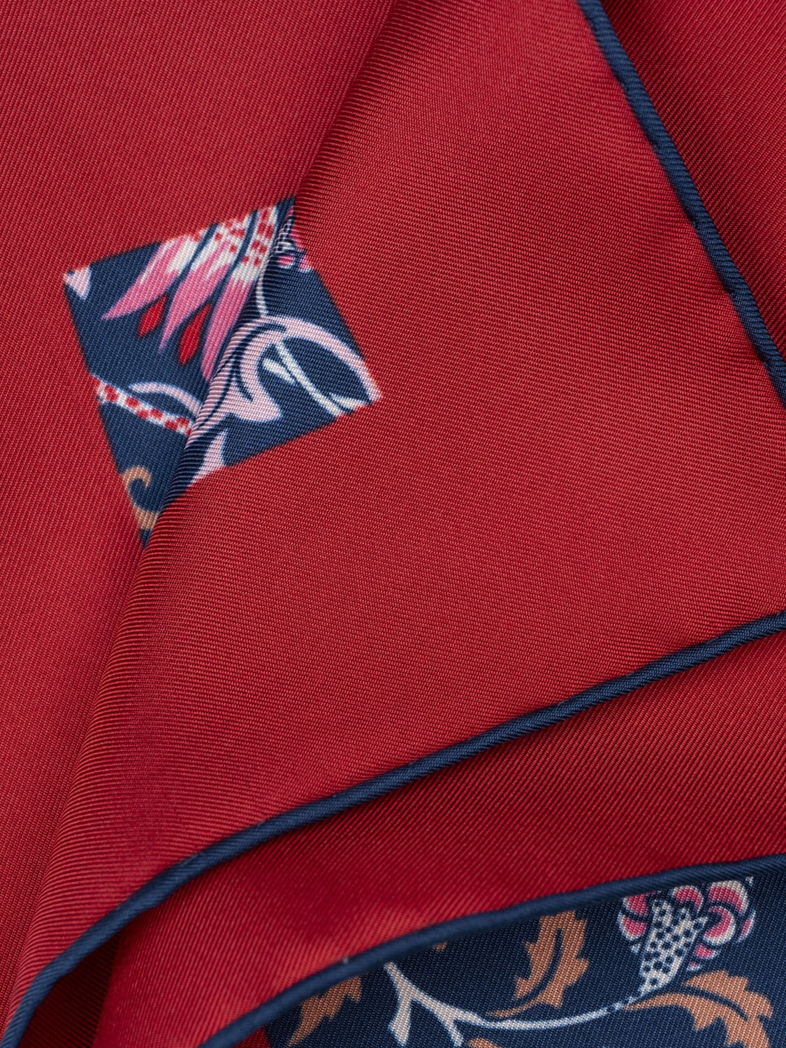 KITON POCKET SQUARE: Bag men Kiton, Red - Img 2