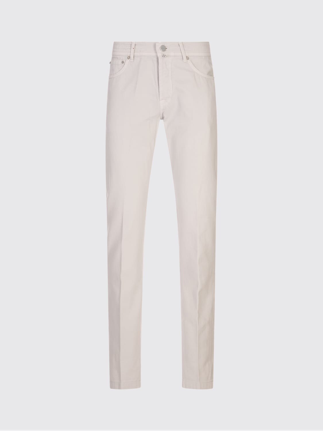 KITON JEANS: Pants men Kiton, White - Img 1