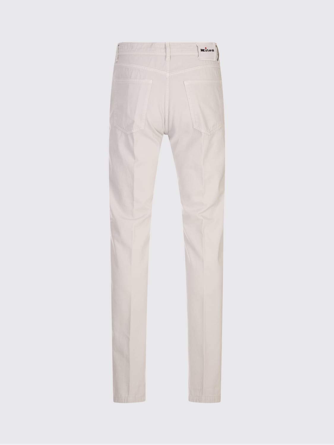 KITON JEANS: Pants men Kiton, White - Img 2