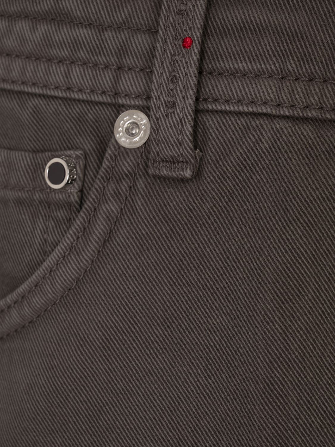 KITON ジーンズ: パンツ メンズ Kiton, ブラウン - Img 3