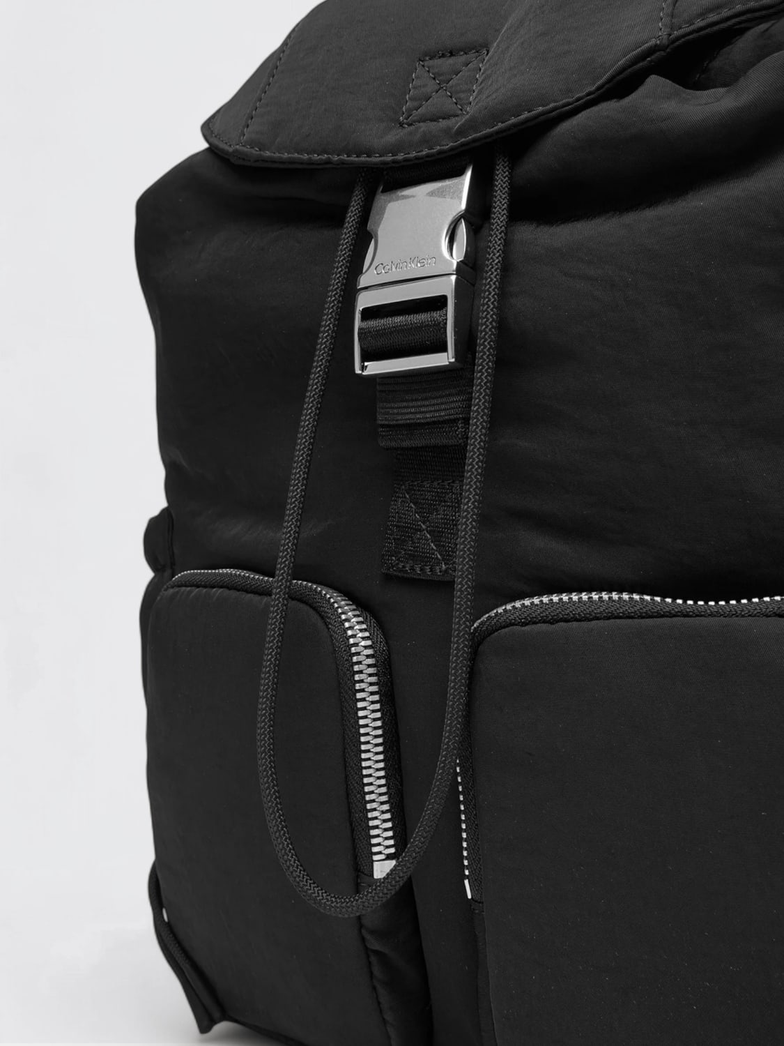 CALVIN KLEIN ZAINO: Zaino Calvin Klein in nylon riciclato , Nero - Img 3