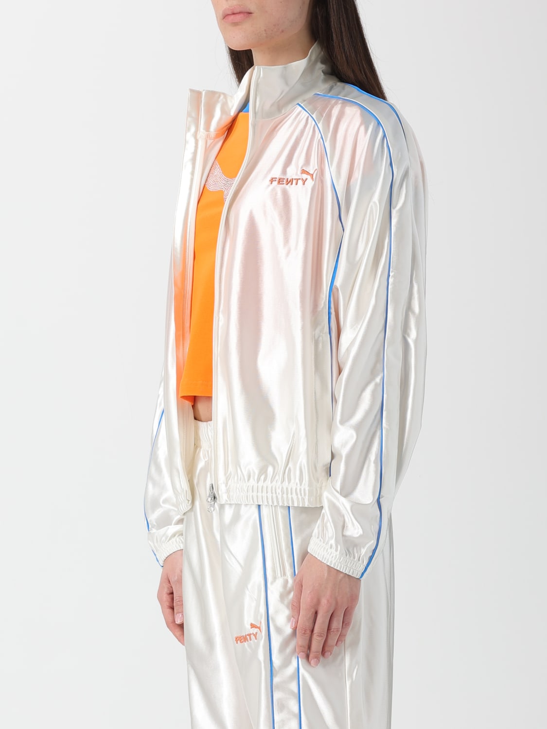 PUMA SWEATSHIRT: Jacke damen Puma, Weiß - Img 4