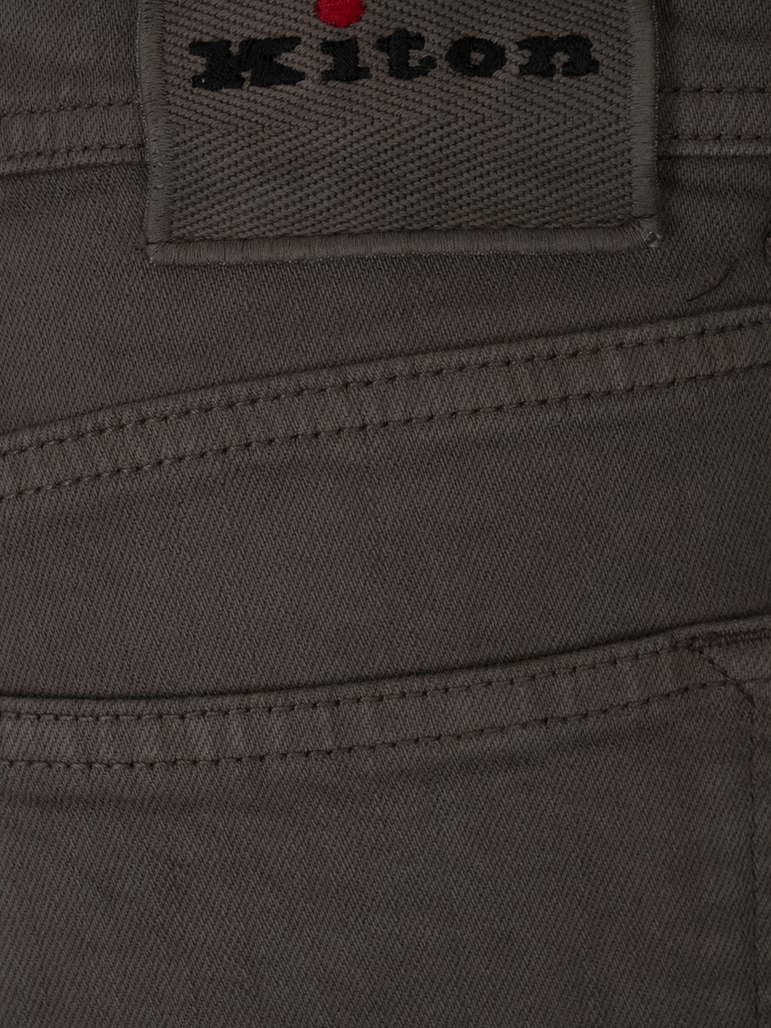 KITON PANTS: Pants men Kiton, Brown - Img 3