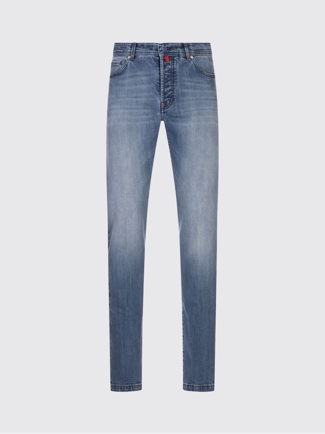KITON JEANS: Pants men Kiton, Blue - Img 1