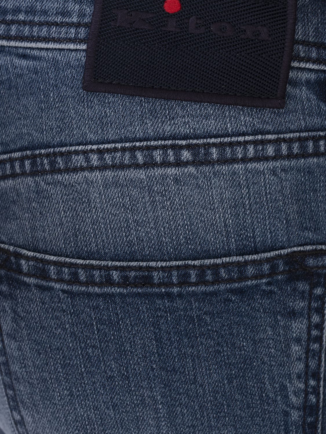 KITON JEANS: Pants men Kiton, Blue - Img 3